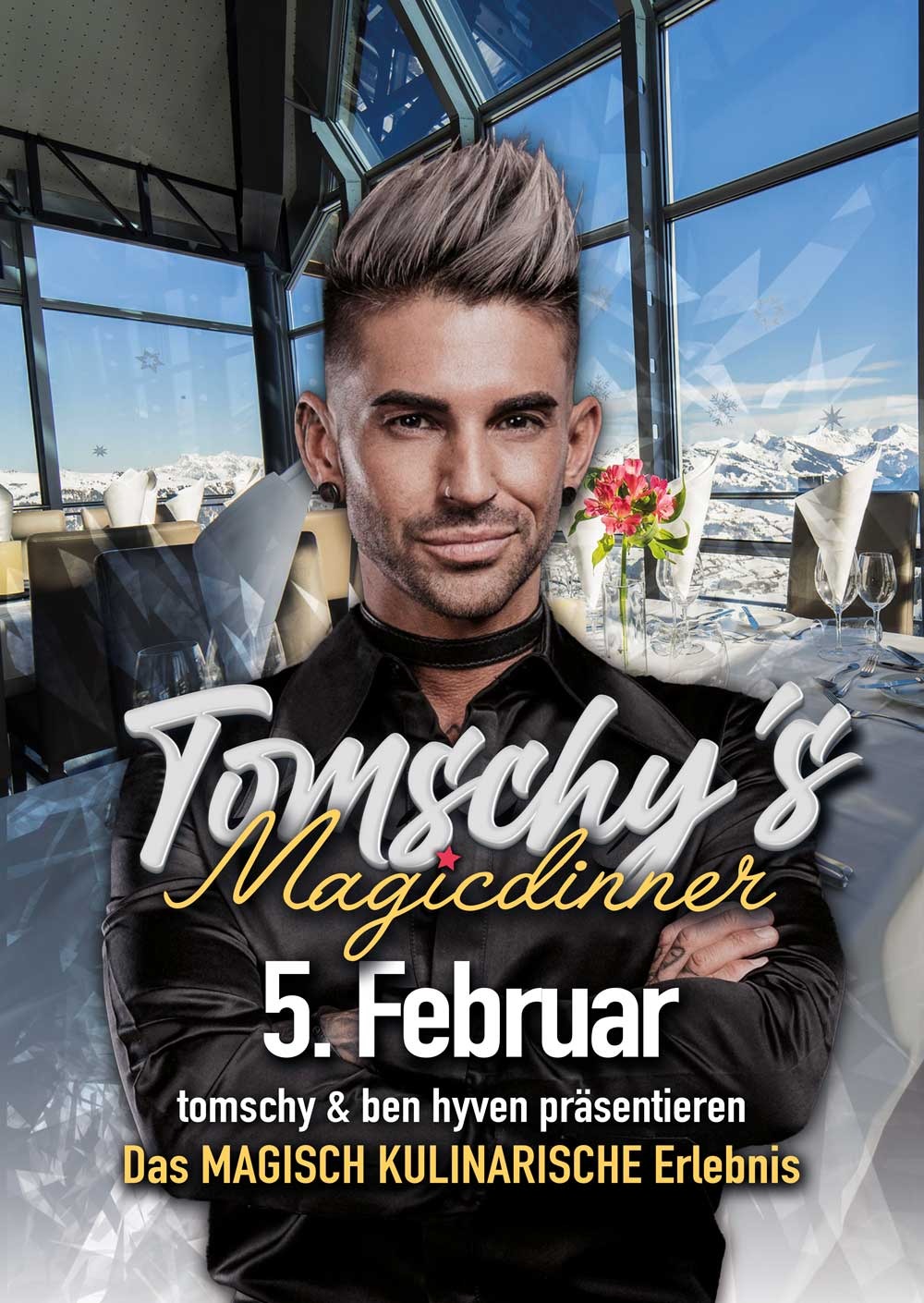Tomschy's Magic Lunch am Freitag, 5. Februar 2027 · 13:00 Uhr